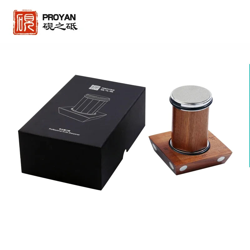 PROYAN Professional Sharpening stone Roller type Fixed Knife Sharpener Diamond Ceramic Whetstone DIY Woodwork Tool Grindstone
