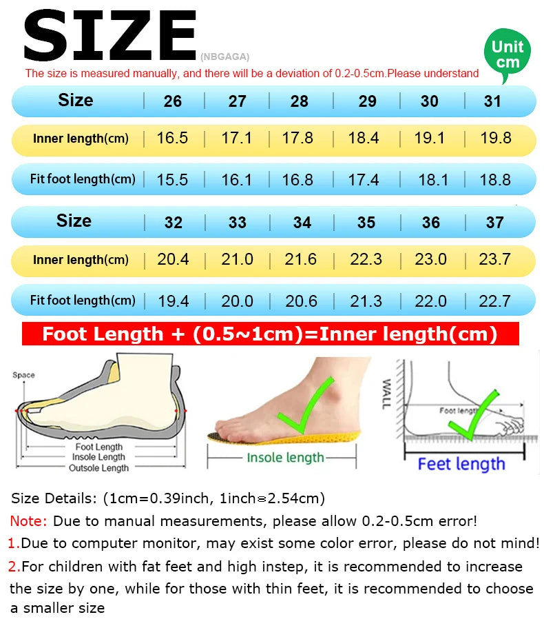 Summer Breathable Kids Sandals Boy and Girl Fashion Sneakers Lightweight Non Slip Walking Shoes Comfortable Sport Shoes