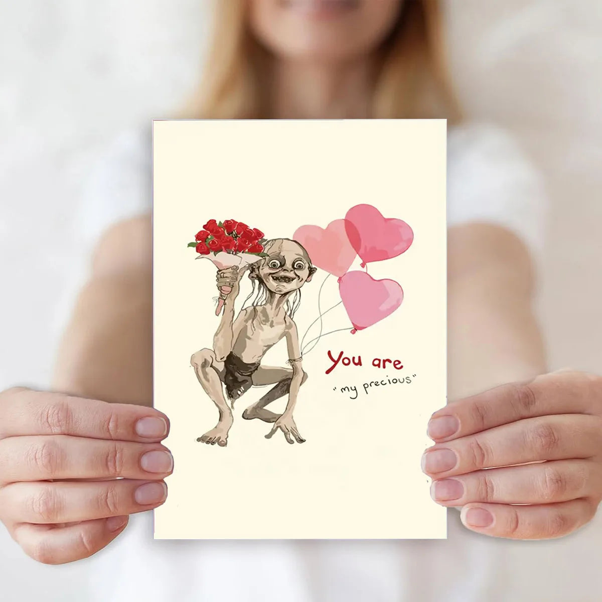 Valentine's Day Greeting Card with Envelope, Love You So Much Dachshund Design, Paper Card for Anyone, Romantic Gift for Husband