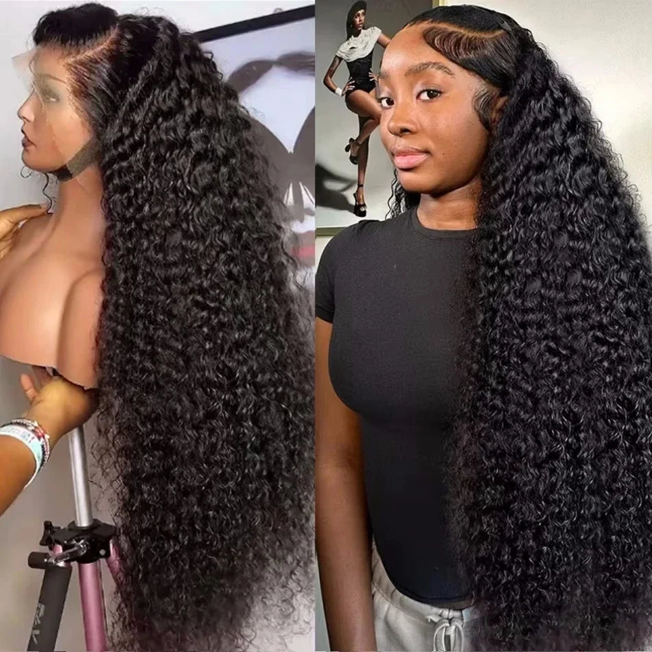 Lafion HD Lace Closure & Frontal Wig – Curly Human Hair, 4x4/5x5 Closure, 13x4/13x6 Lace Front, Deep & Water Wave