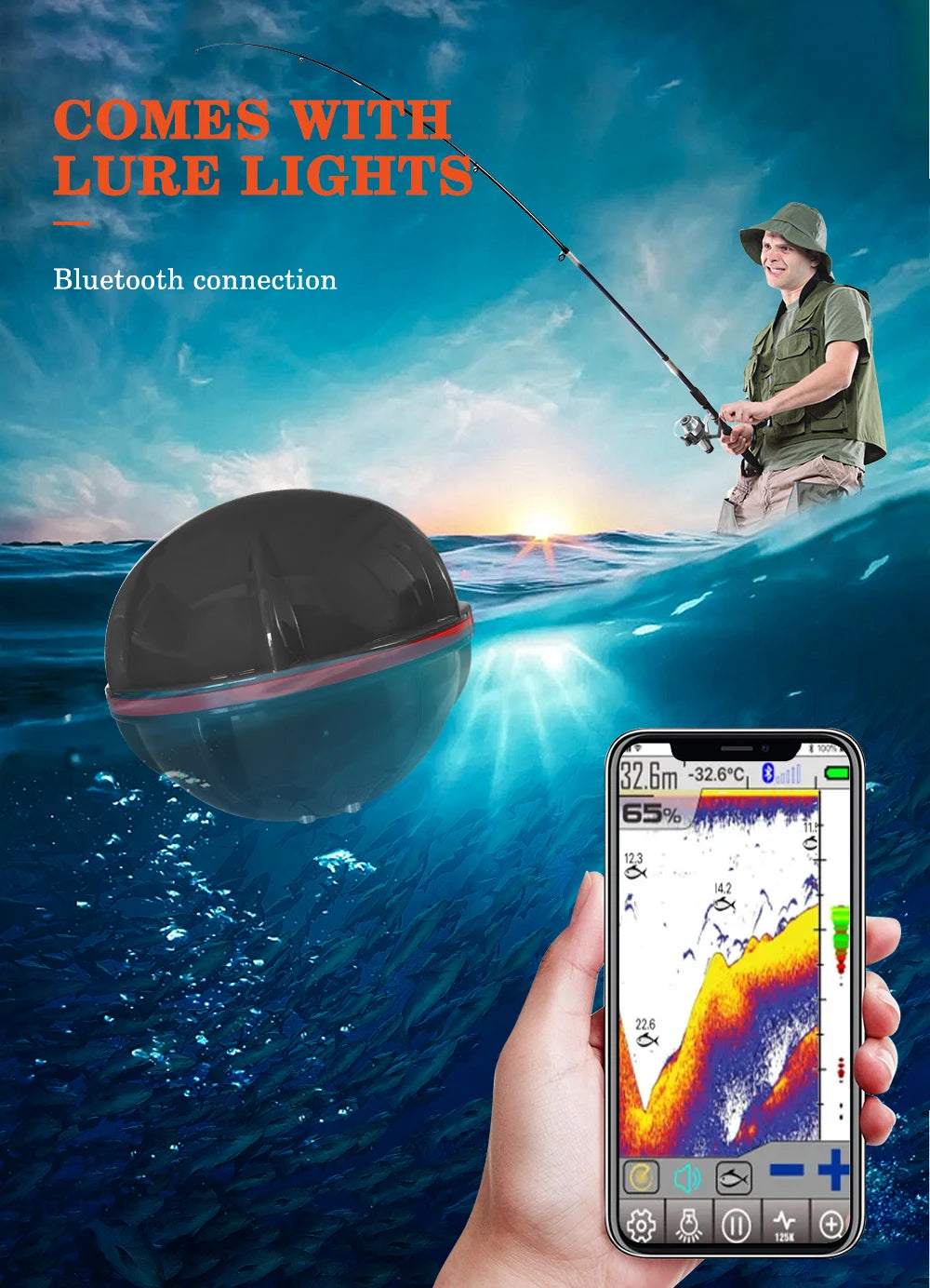 Smart Fishfinder Wireless Sonar Smartphone