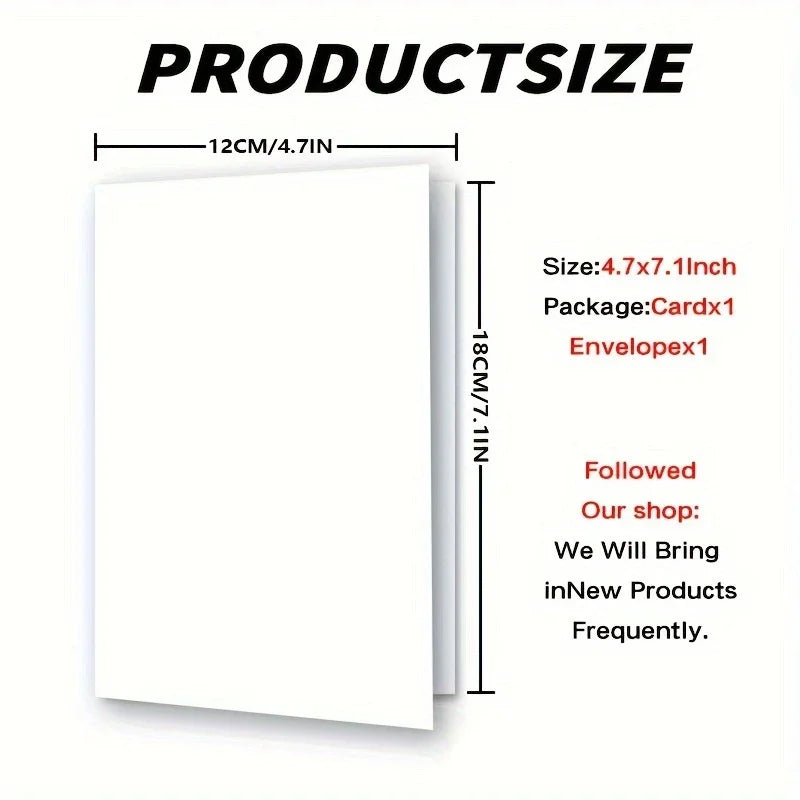 1PC Cute Valentine Day Card Funny Anniversary Card For Boyfriend Girlfriend"I Choo Choo Choose You" Greeting Card for Him Her