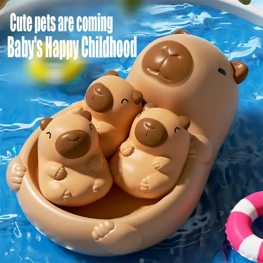 Baby bath toys, water play toys, shower toys. Cute capybara children's water play toys