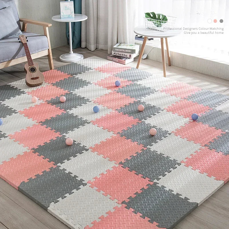 Baby Play Mat EVA Foam Interlocking Anti-Slip Sports Rug Family Children's Room Game Puzzle Carpet Anti-fall Carpet Baby Toys