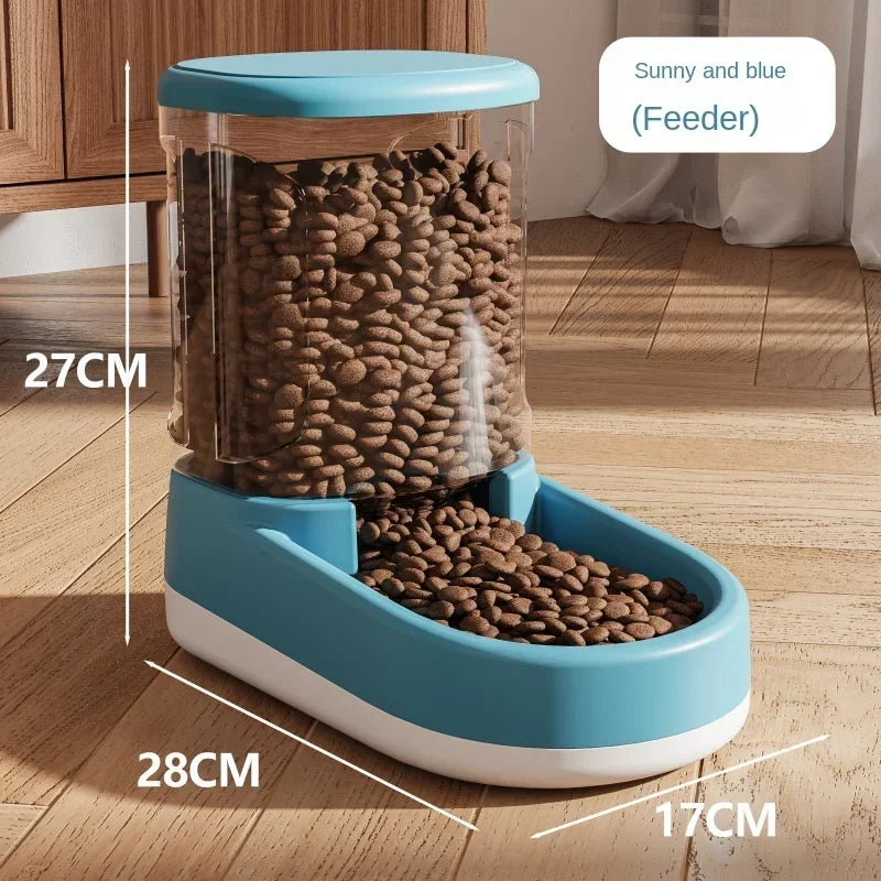 Automatic Pet Water Dispenser for Cats & Dogs – Flowing Water Feeder Without Electricity, Gravity-Fed Drinking Bowl, Large Capacity, Easy to Clean Pet Supplies