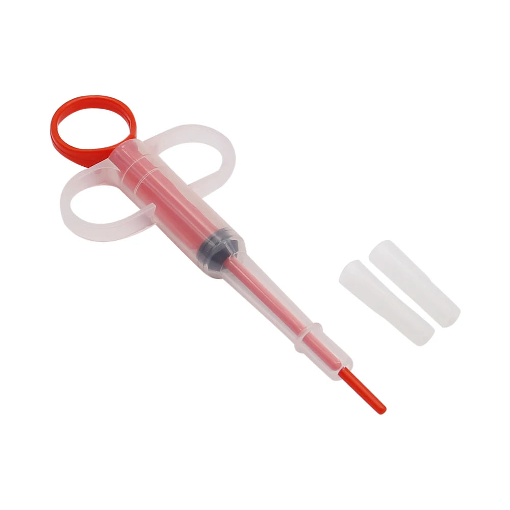 Dual-Purpose Pet Medicine Feeder – Soft-Tip Cat Pill Shooter & Tablet Syringe Applicator