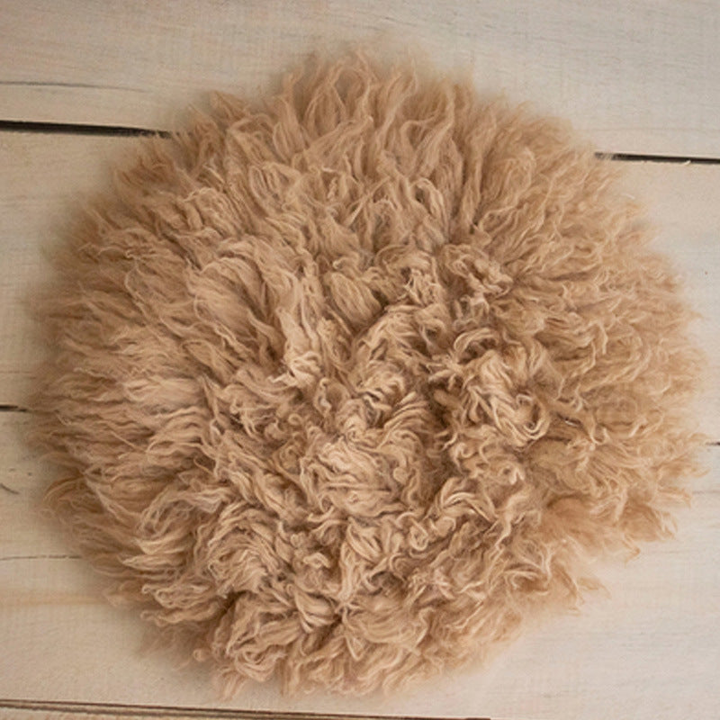 100% Flokatti Wool Mats Baby Photography Blanket Newborn Wrap Flokati Props for Newborns Photo Shoot Fotografia Accessories