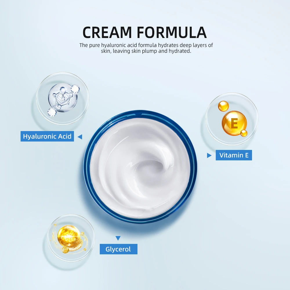 Hyaluronic Acid Gel Cream Hydrating Face Moisturiser