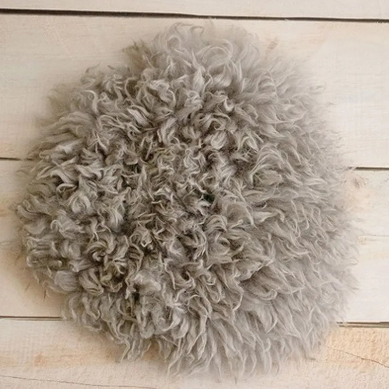 100% Flokatti Wool Mats Baby Photography Blanket Newborn Wrap Flokati Props for Newborns Photo Shoot Fotografia Accessories