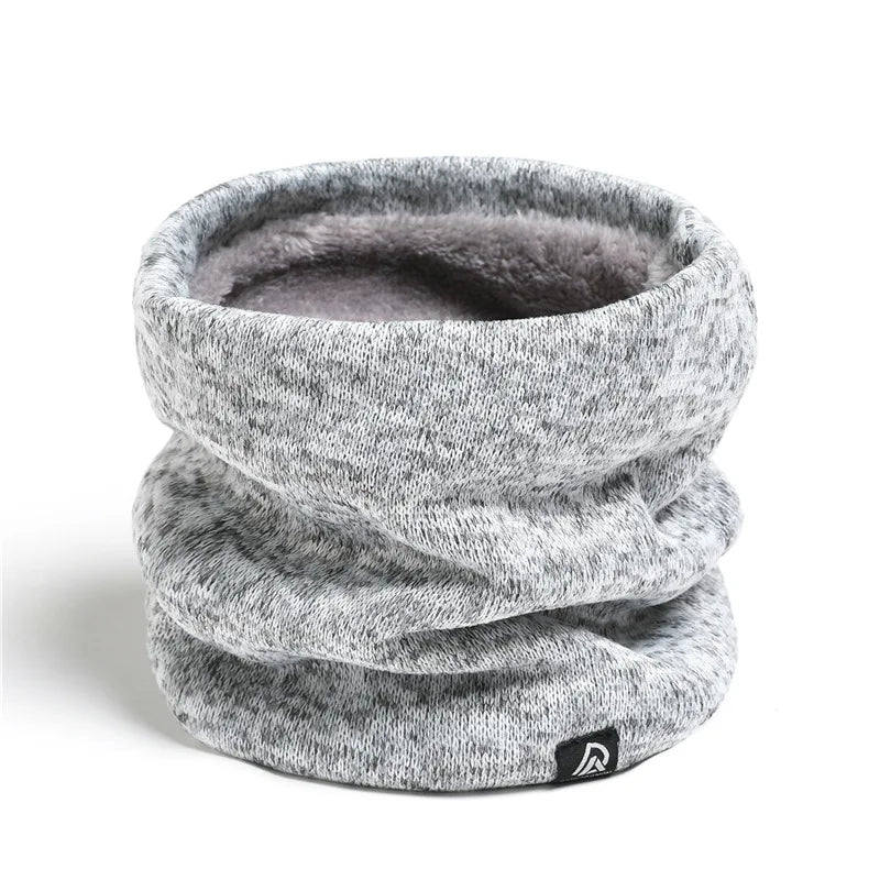 Unisex Solid Cashmere Ring Scarf