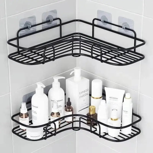 Bathroom Metal Shelves No-Drill Bathroom Organiser Cleaning Supplies Organiser Kitchen Supplies Storage Bathroom Accessories