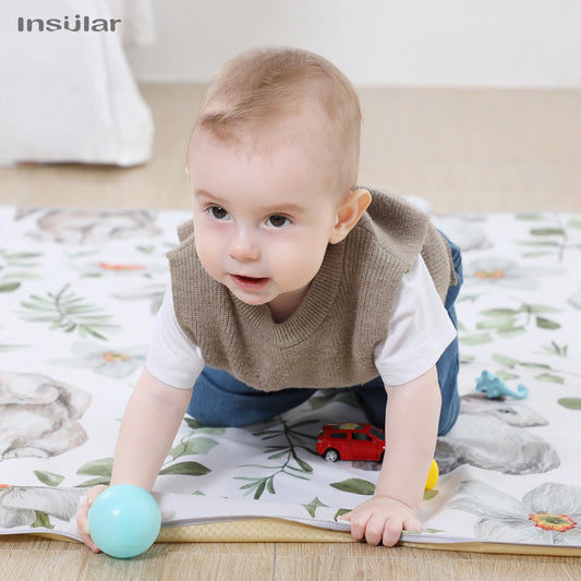Foldable Baby Play Mat Non Slip Waterproof Durable Educational Children's Carpet in the Nursery Climbing Pad Kid Activitys Games