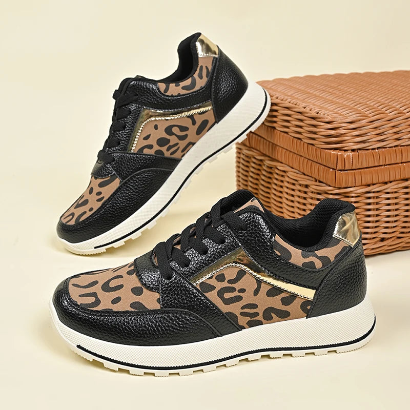 Leopard Print Platform Shoes