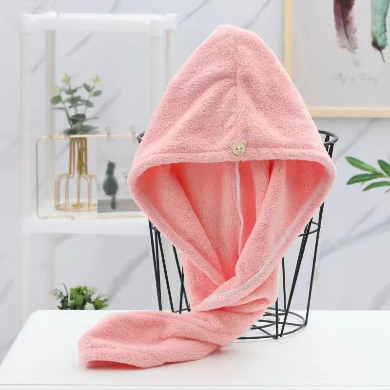 Soft Microfiber Quick-Dry Hair Towel