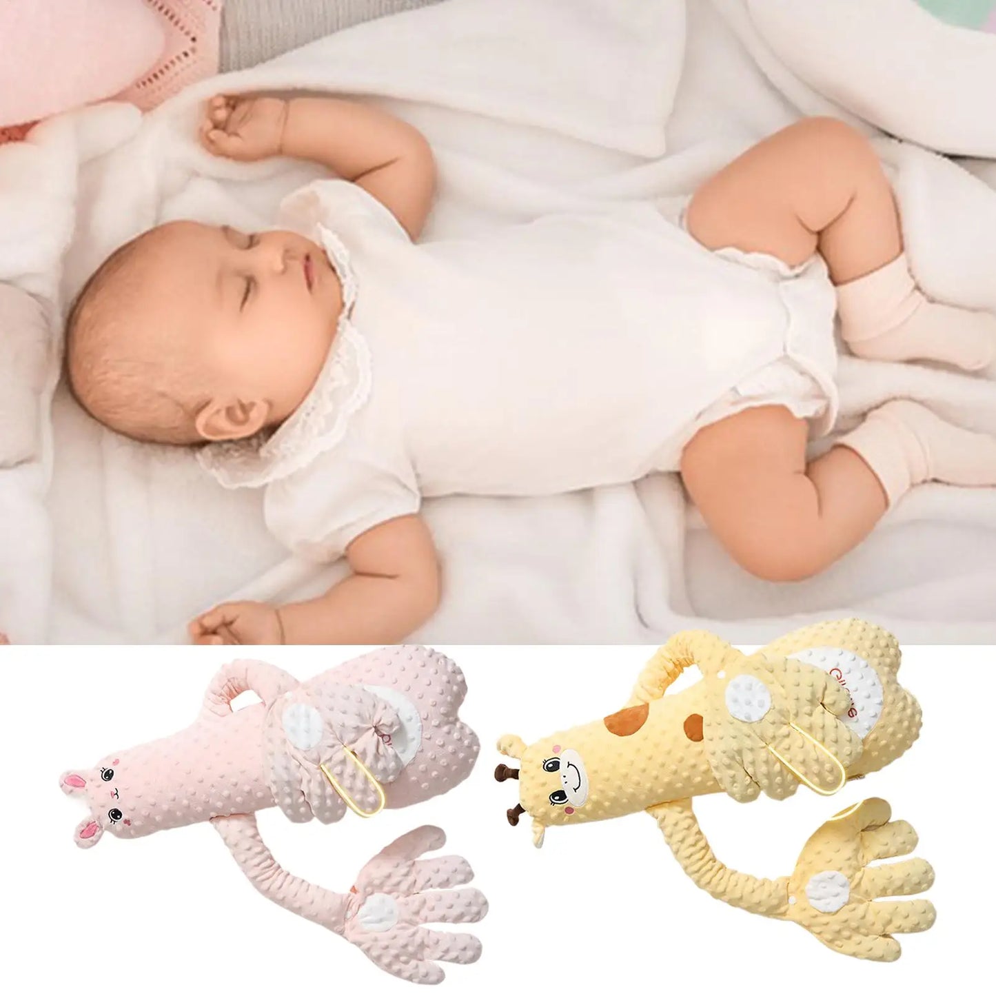 Baby Sleep Toy Baby Patter With 3 Adjustable Modes Interactive Stuffed Animal Shape Cushion Cozy Companion For Car SeatNursery