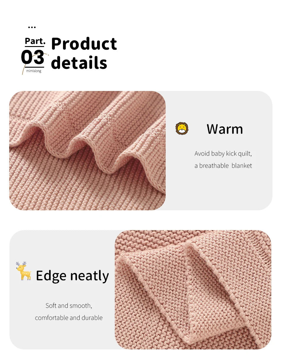 Baby Blankets for Girls Boys Dual-Use Newborns Infants Crib Nap Bedding Sheets 100*80cm Toddlers Receiving Mats Kids Playing Mat