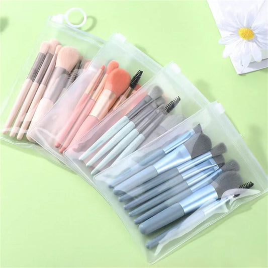 8Pcs Soft Fluffy Makeup Brush Set