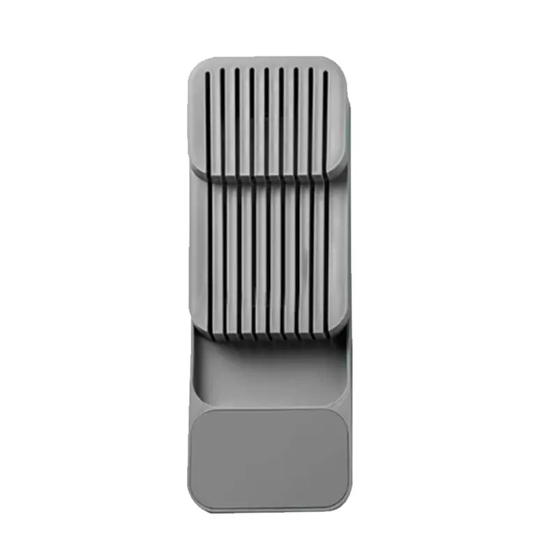 Kitchen Drawer Cutlery Storage Tray Knife Holder Spoon Forks Tableware Organiser Container For Spice Bottles Knives Block Rack
