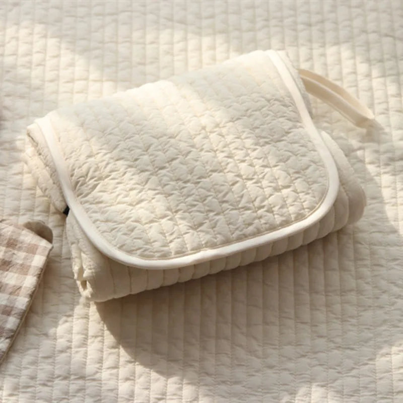 2025 Multicolor Newborn Baby Changing Mat Cotton Waterproof Portable Large Diaper Changer Mattress Floor Play Mats Changing Pads