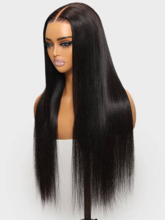 Brazilian Bone Straight 13x4 13x6 Transparent Lace 30 32 Inch Human Hair Wigs 360 Lace Frontal Wig  4X4 Lace Closure Wig
