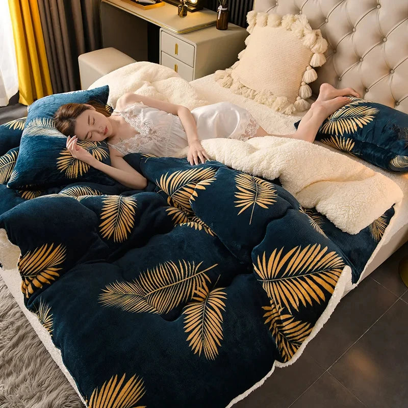 Thick Winter Bedding Quilt Blanket