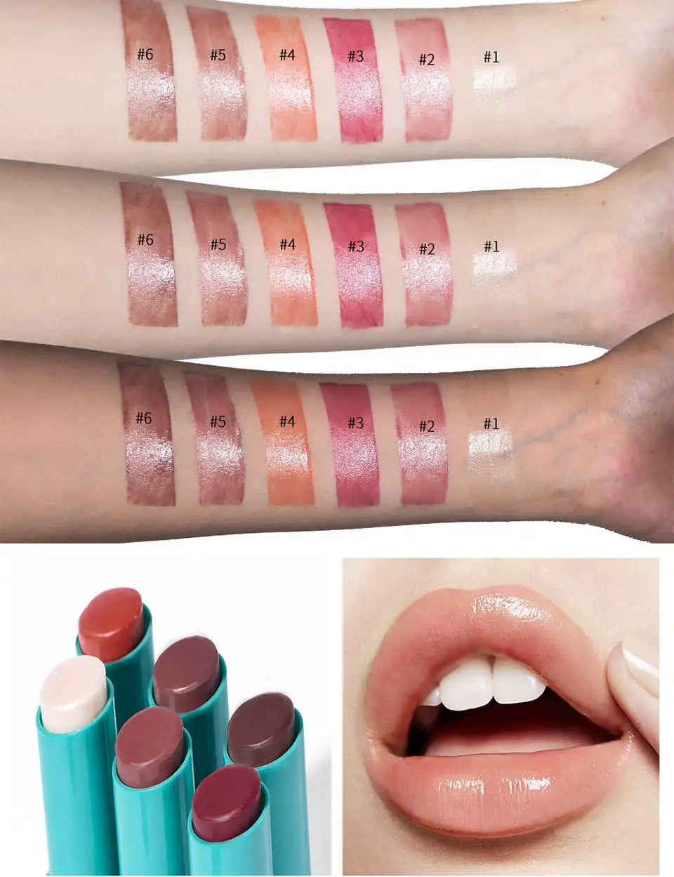 Jelly Solid Hydrating Mirror Red Brown Lipstick