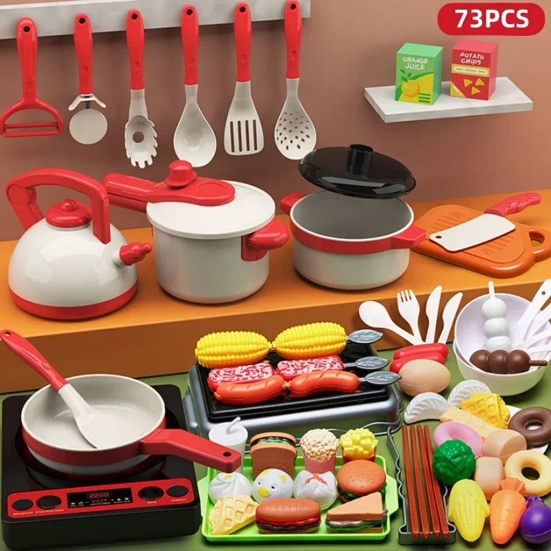 Kitchen Toys Cutting Fruit And Vegetable Food Kits