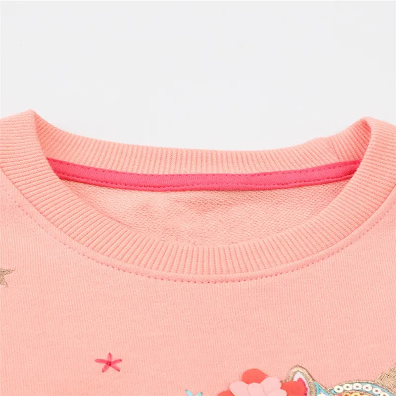 Jumping Meters 2-7T Christmas Children's Sweatshirts Autumn SpringLong Sleeve Baby Clothing Toddler Hooded Kids Shirts
