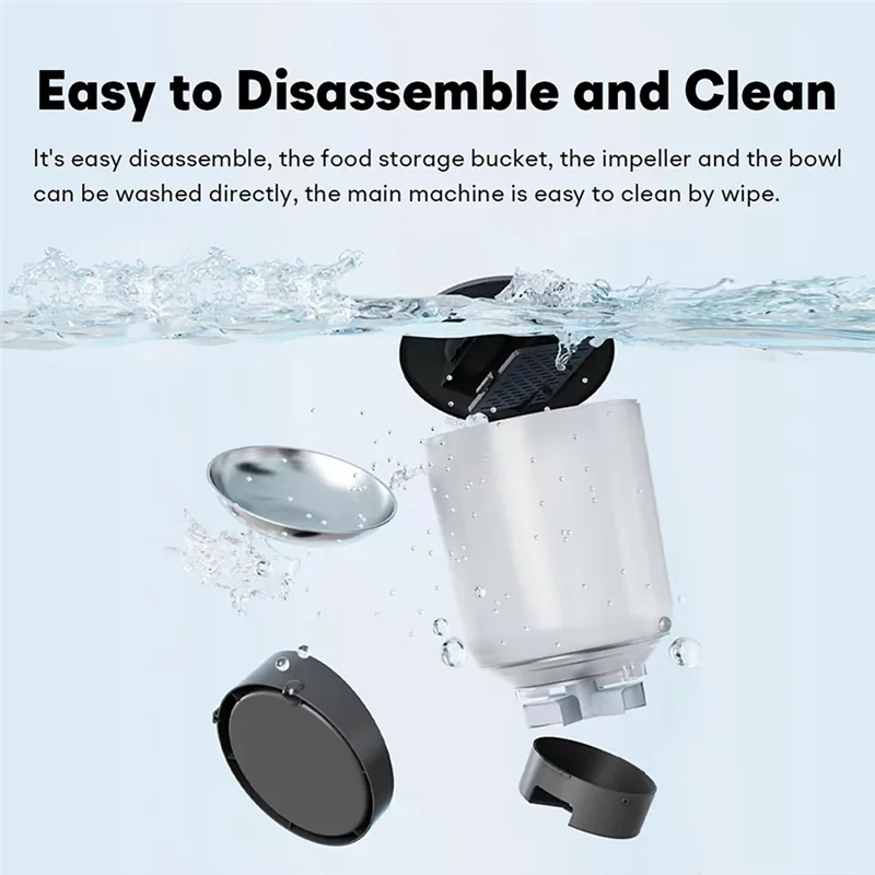 AA81 4.2L Automatic Pet Feeder – Dual Bowl WiFi & APP Controlled Food Dispenser for Cats & Dogs