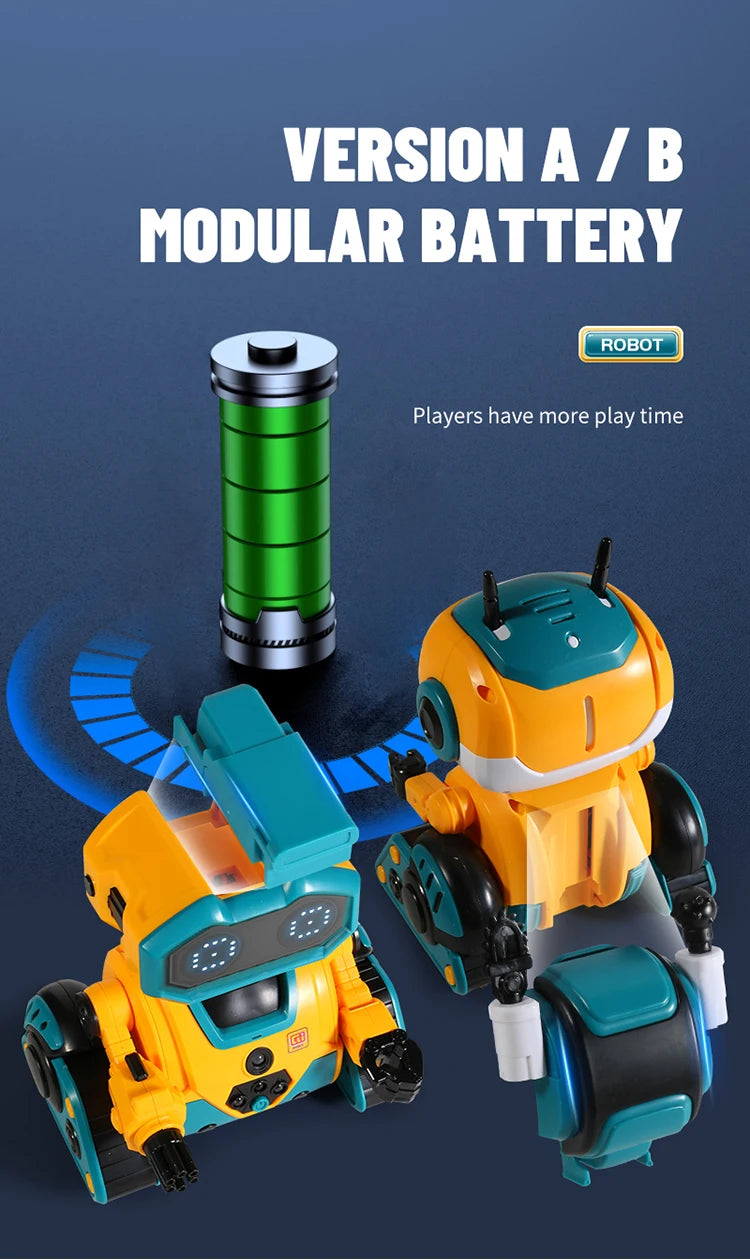 Smart Robot Interactive Toy – 2.4G Remote Control, Music-Sensing and Intelligent Induction for Kids