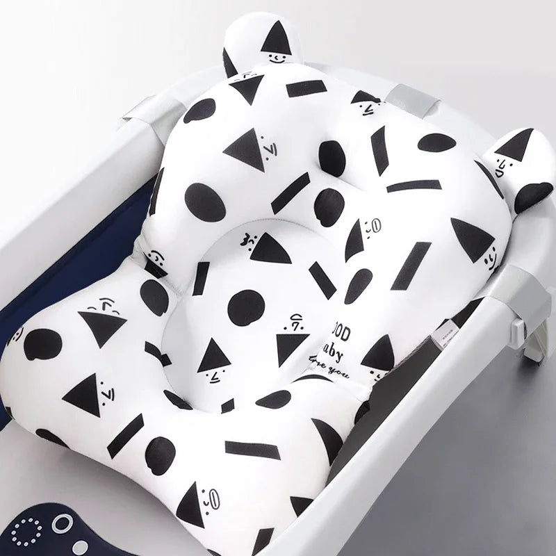 Baby Bath Seat Support Mat Shower Safety Tub Pad Newborn Bathtub Recliner Infant Anti-Slip Soft Comfort Body Cushion Baby Stuff
