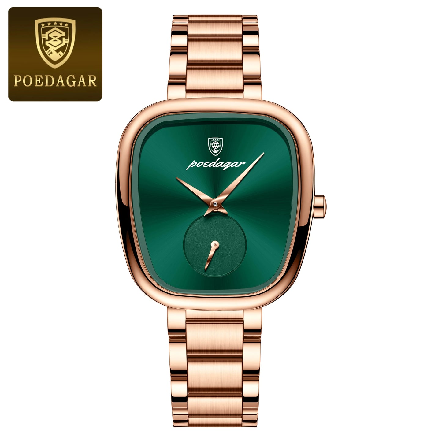 POEDAGAR Original Exquisite Ladies Wristwatch Stainless Steel Waterproof Quartz Watch For Woman Fashion Elegant Women's Watches