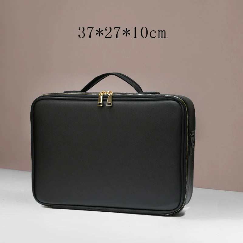 Waterproof PU Leather arge Capacity Storage Make up Cosmetic Bag