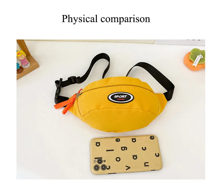 Kids & Adults Sport Bum Bag, Travel Crossbody Waist Bag