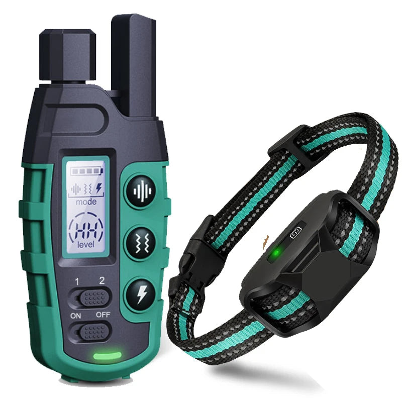 3300Ft Electric Dog Training Collar Remote Control Waterproof Pet BehaviorFor 5-120lbs Puppy With Shock Vibration Beep