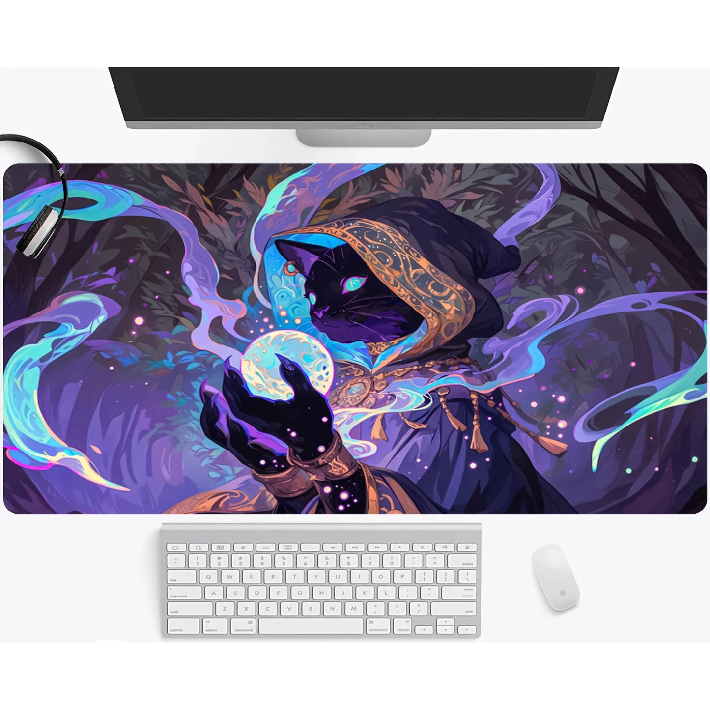 Magic playmat gathering gaming mats Frog Wizard theme anime desk mat Desk accessories 35X60cm mouse mat Raccoon tapete magic mtg