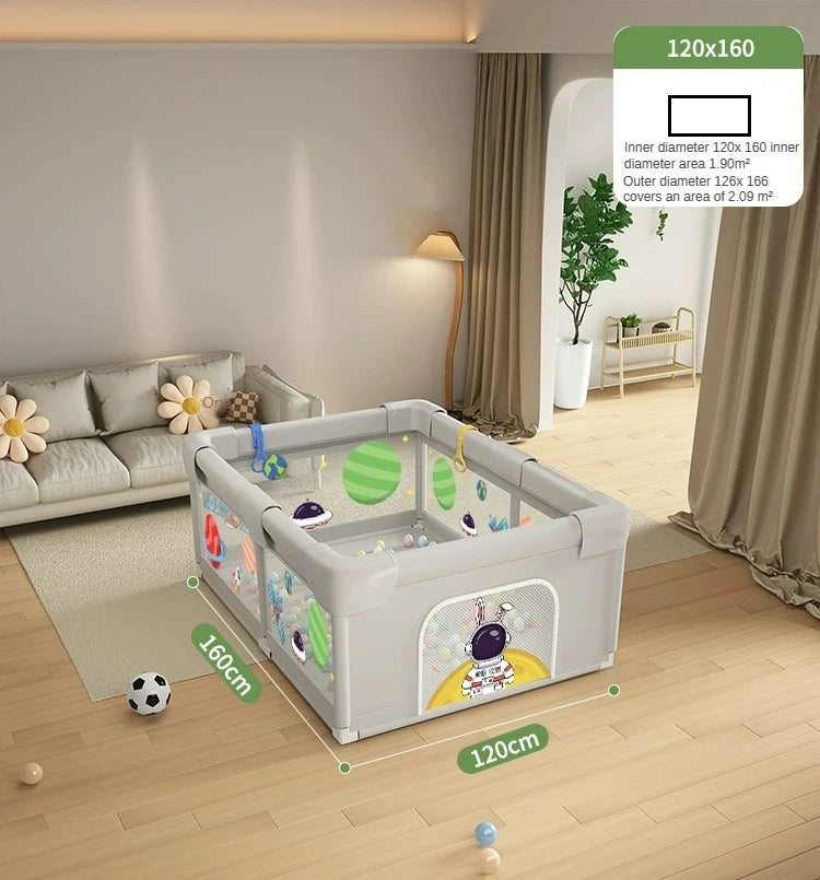 Baby Play Playpen Washable Baby Guardrail Indoor Children's Household Crawling Protective Mat Sponge To Prevent Bumps