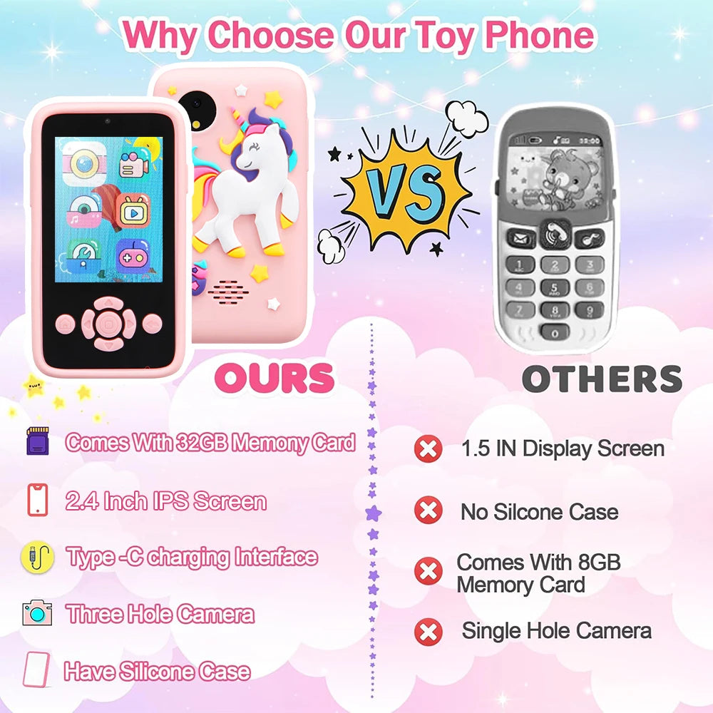 Children Phone Camera  And Mp3 Music Player