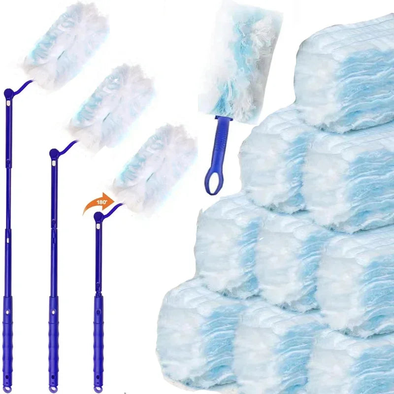 Bathroom Wall Brush Multifunctional Long Handle Removable Sponge Brush Tile Floor Bathtub Brushes Household Cleaning Tools