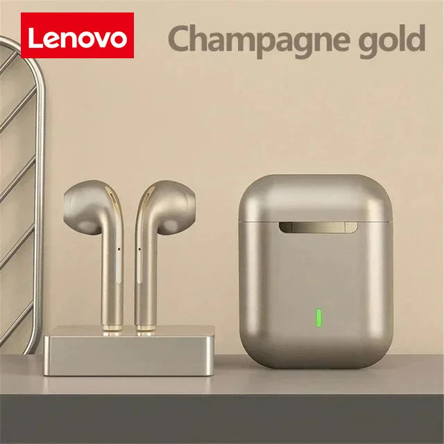Lenovo J18 Wireless Earphone HiFI In-ear Stereo with Microphone Waterproof Bluetooth Touch Noise-cancelling Various Headphones