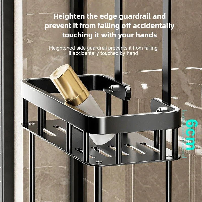 Bathroom Storage Rack Over The Door Shower Caddy Bathroom Hanging Shelf Double Layer Shower Shelf Bathroom Caddy Organiser