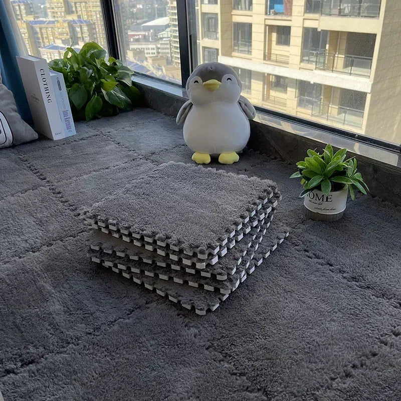 1-20 Pcs Padded Carpet for Baby Carpet Eva Foam Puzzle Carpet Soft Plush Children's Mat in Children's Room Keep Warm Playmat