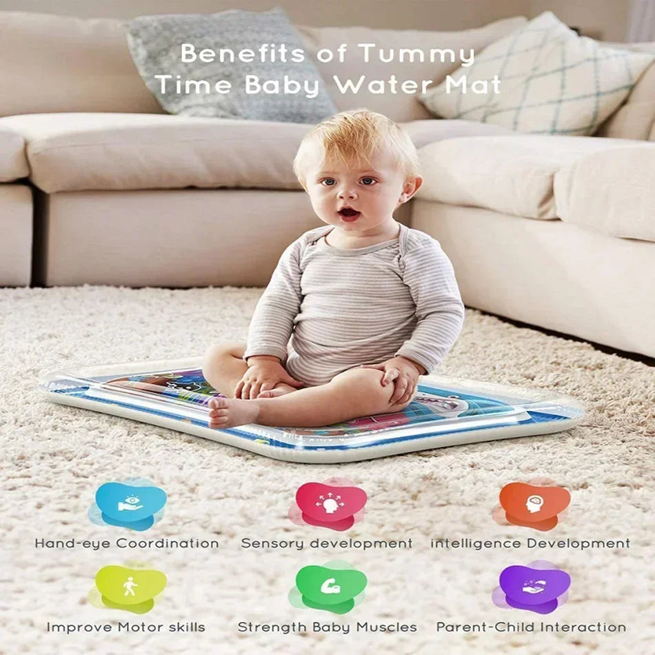 Baby Water Play Mat Inflatable Cushion PVC Baby Playmat Toddler Water Pad Early Education  Activity Baby Toys Children Play Mats