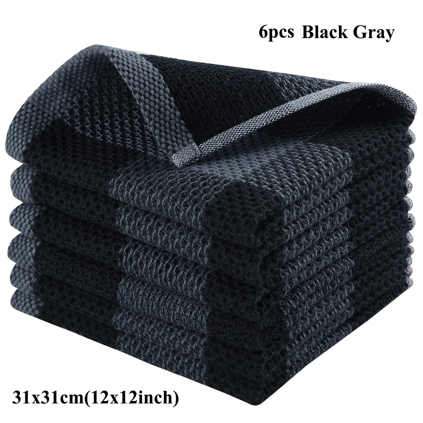 Olanly 100% Cotton Dish Cloth Towels