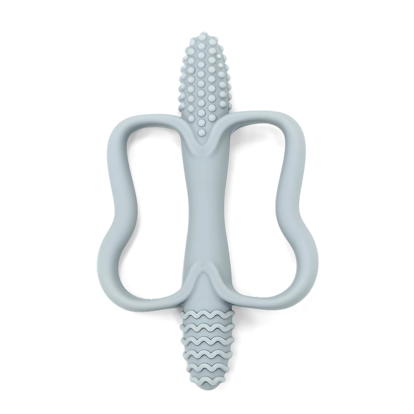 Baby teething toys with easy-grip handles, food-grade silicone teething toys, suitable for babies 0-6 months, 6-12 months