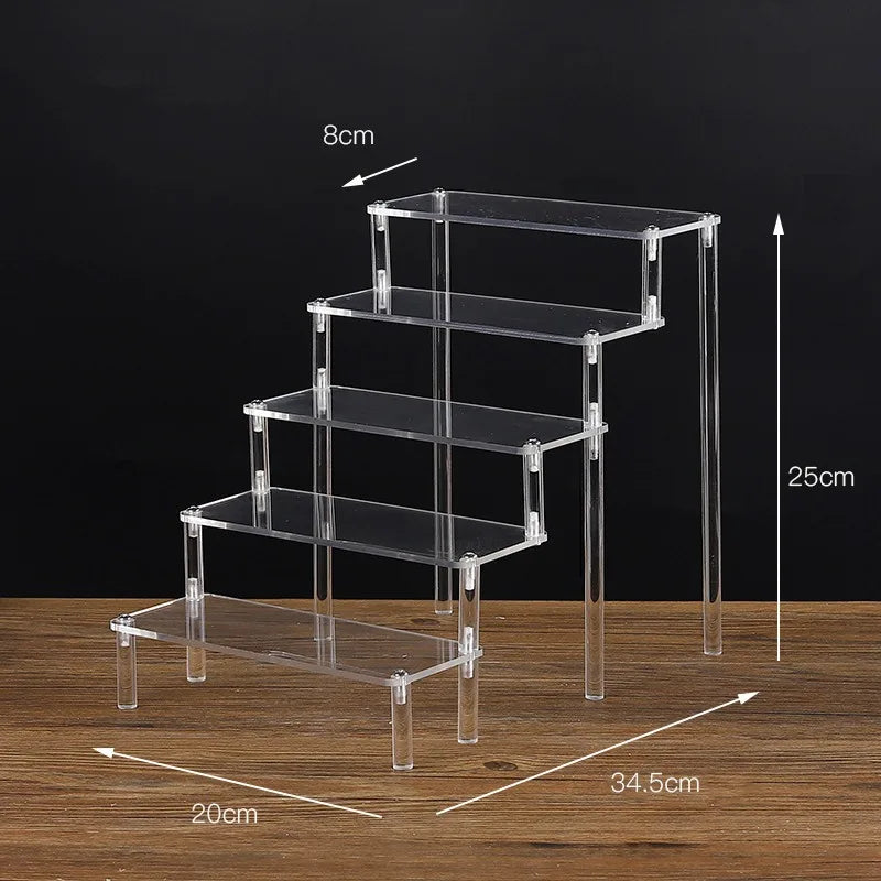 1-5 Tier Acrylic Display Stand