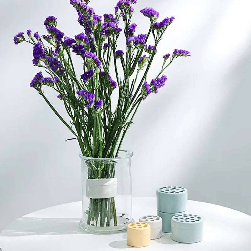 2 PCS Spiral Stem Holder Plastic Spiral Flower Arrangement Stem Holder DIY Bouquet Floral Arranger for Vase Flower Arrangement