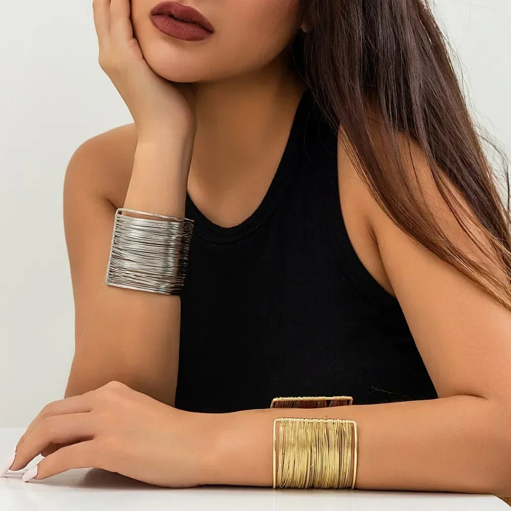 Hyperbolic Gold Plated Bangle