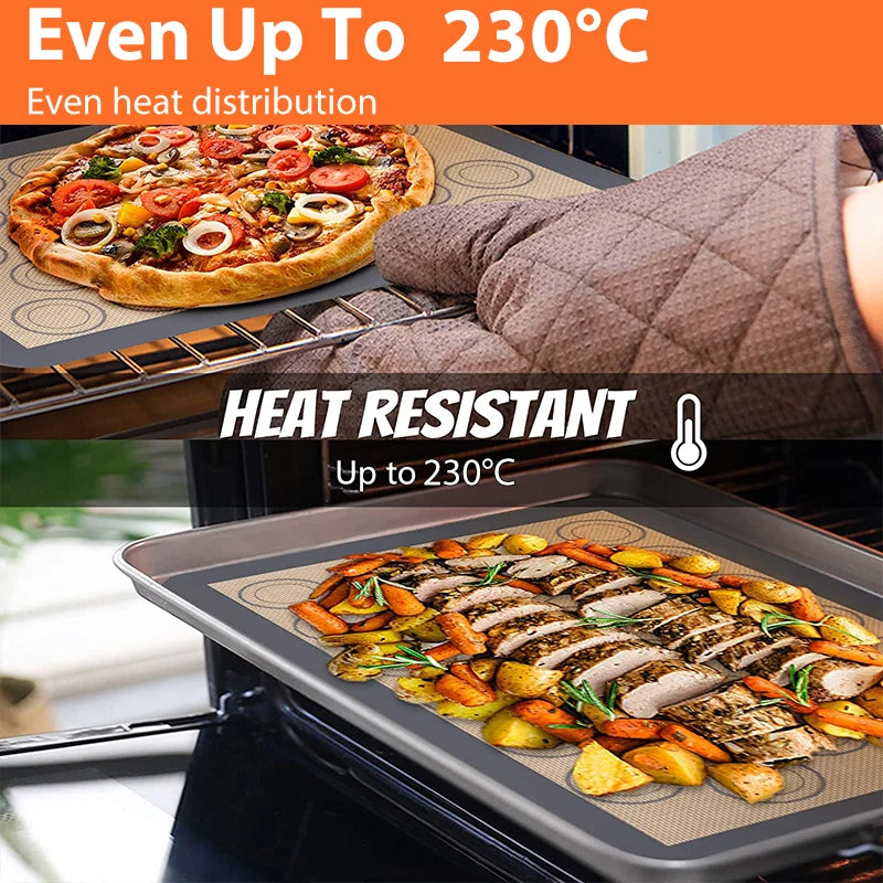1pc Silicone Oven Baking Mat