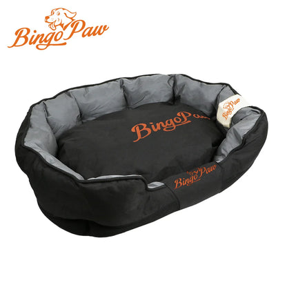 BingoPaw Large Soft Dog Bed with Removable Cushion